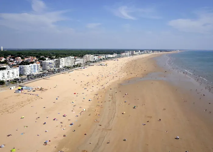 Alcove A Jean De Monts Avec Balcon Et Garage, Proche - Fr-1-323-417 דירה *
